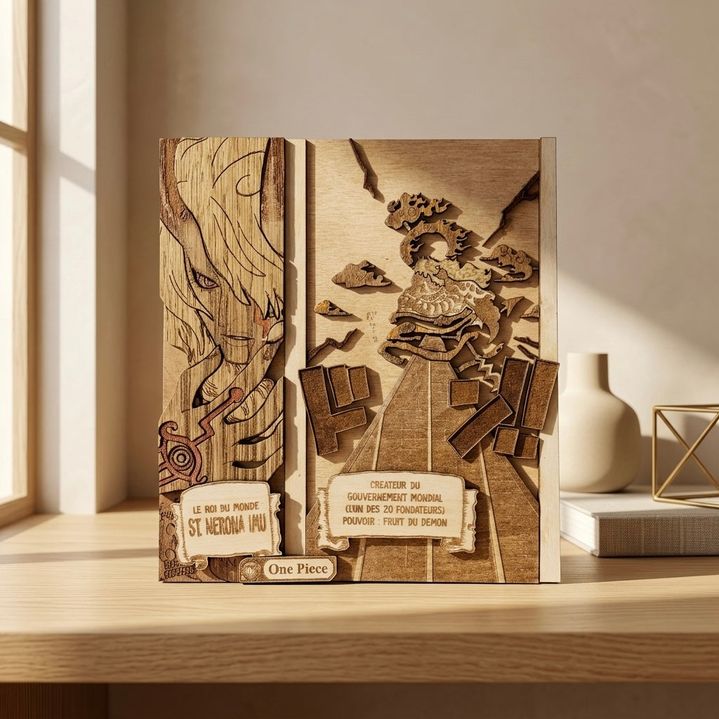 Détail de la gravure artisanale One Piece Im chapitre 1179