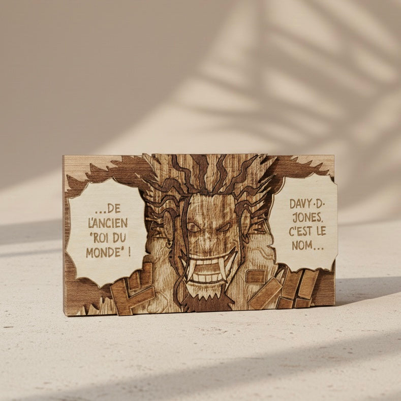 Détail gravure Davy D. Xebec / Rocks D. Xebec – texture bois massif