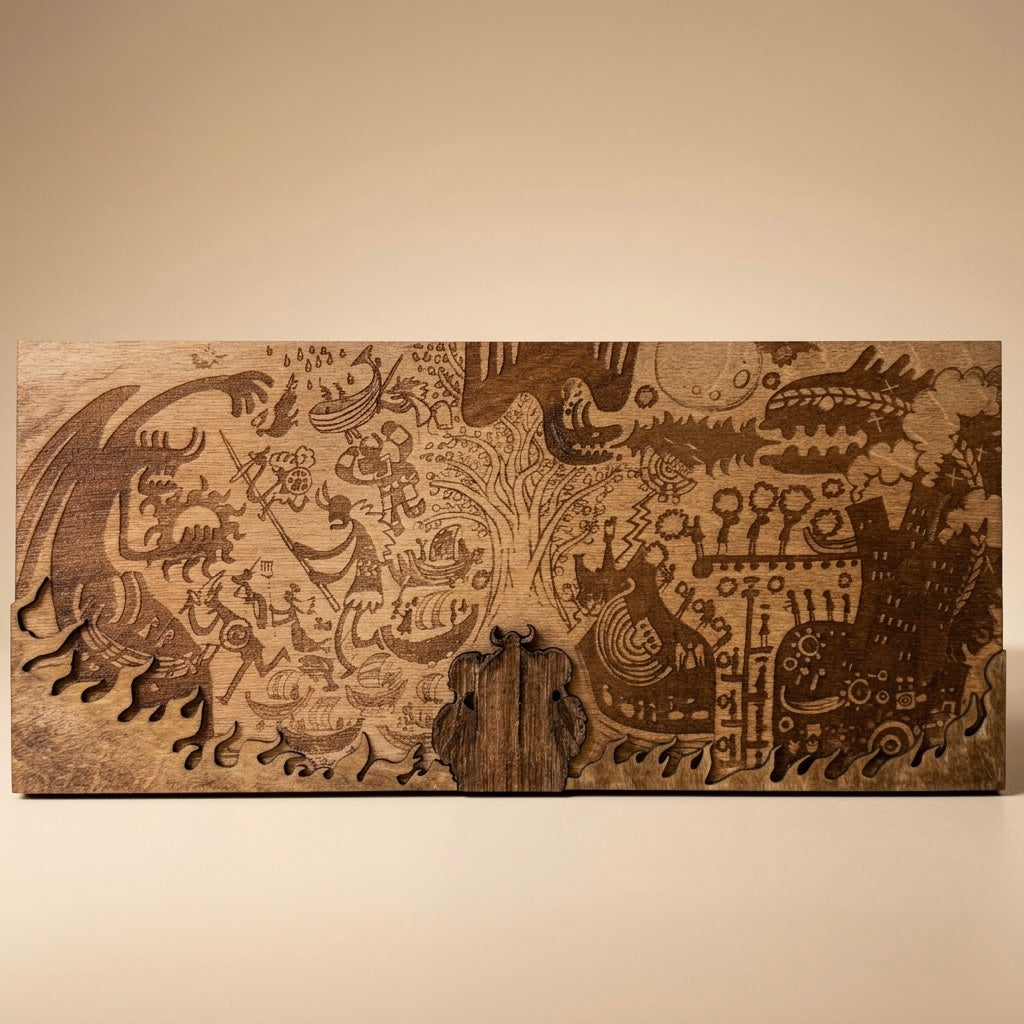 Détail de la gravure bois Harley One Piece chapitre 1138