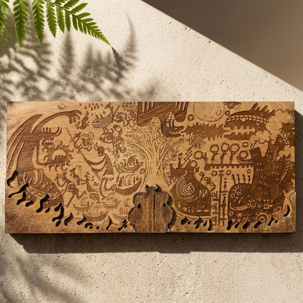 Vue de profil de la gravure artisanale Harley chapitre 1138