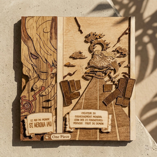 Gravure bois One Piece Im en pièce décorative premium
